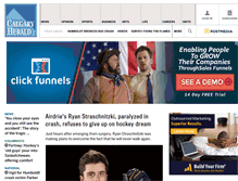 Tablet Screenshot of calgaryherald.com